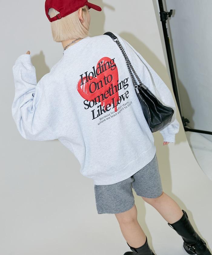 LOVE POP STUDIO 心形標誌圖案衛衣