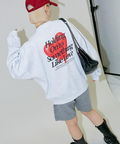 LOVE POP STUDIO 心形標誌圖案衛衣