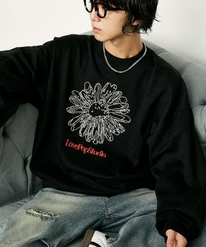 LOVE POP STUDIO 心形標誌圖案衛衣