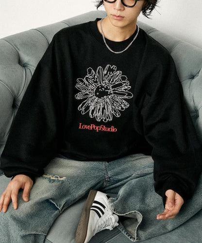 LOVE POP STUDIO 心形標誌圖案衛衣