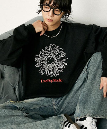 LOVE POP STUDIO 心形標誌圖案衛衣