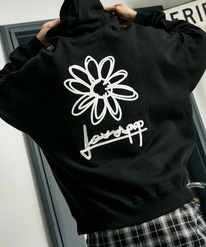 LOVE POP STUDIO 花卉圖案連帽衛衣