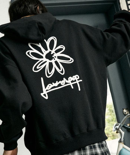 LOVE POP STUDIO 花卉圖案連帽衛衣