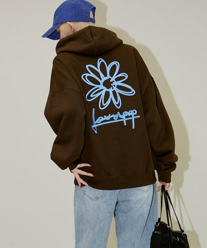 LOVE POP STUDIO 花卉圖案連帽衛衣