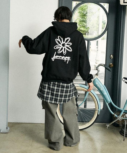 LOVE POP STUDIO 花卉圖案連帽衛衣