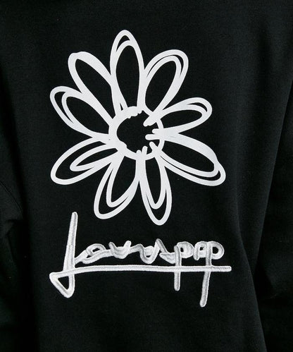 LOVE POP STUDIO 花卉圖案連帽衛衣