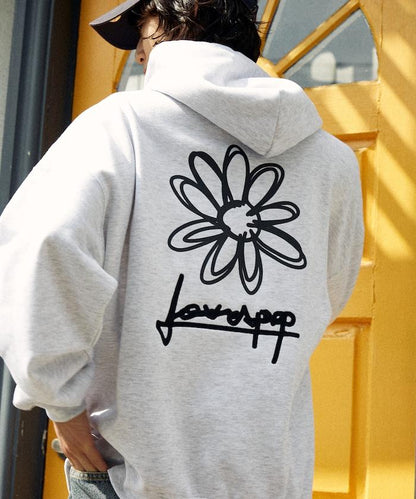 LOVE POP STUDIO 花卉圖案連帽衛衣