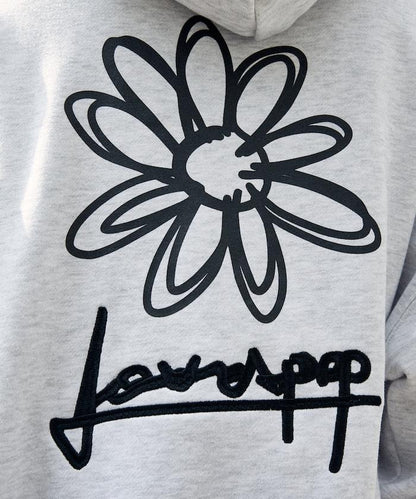 LOVE POP STUDIO 花卉圖案連帽衛衣