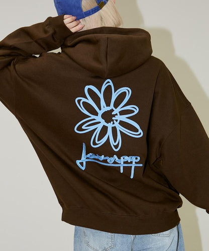 LOVE POP STUDIO 花卉圖案連帽衛衣