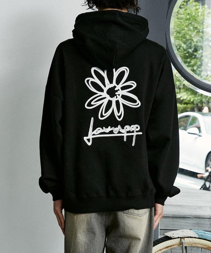 LOVE POP STUDIO 花卉圖案連帽衛衣