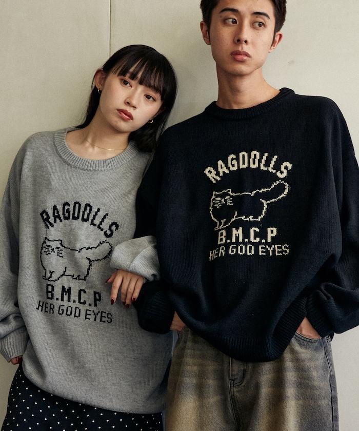 RAGDOLLS CAT 布偶貓提花針織衫