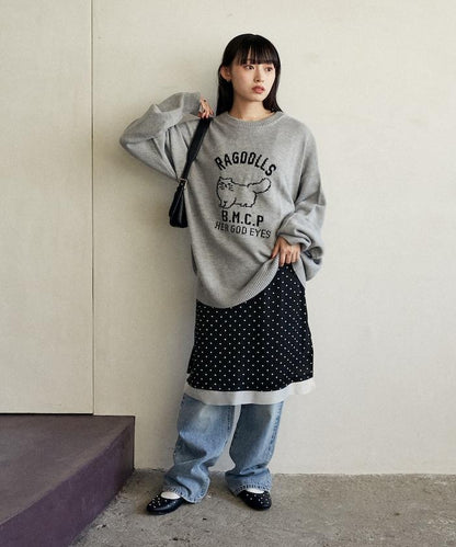 RAGDOLLS CAT 布偶貓提花針織衫