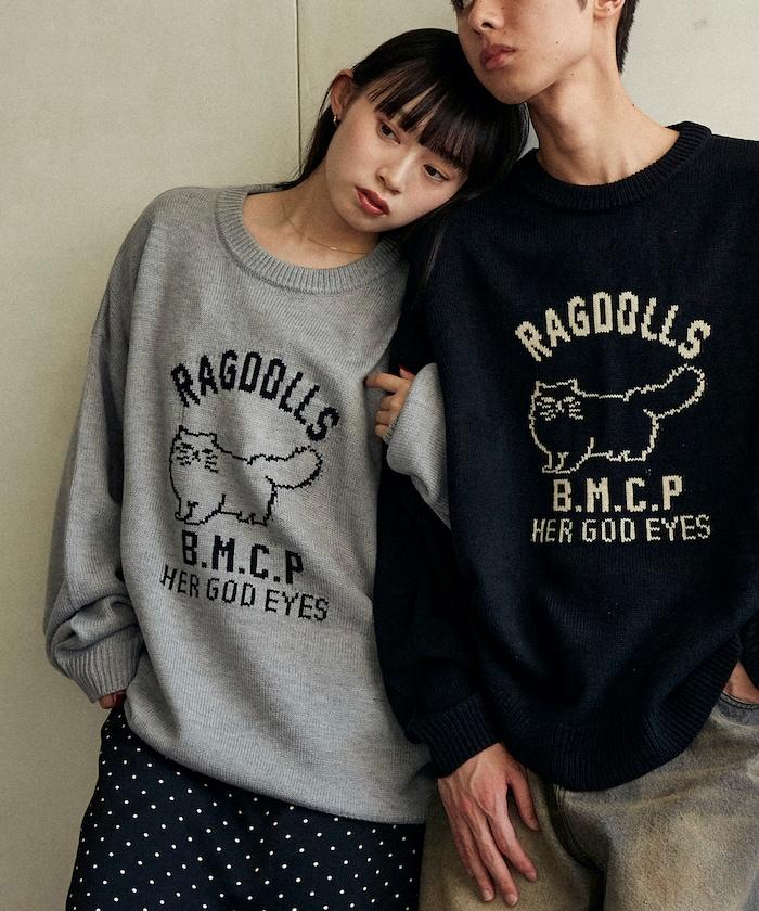 RAGDOLLS CAT 布偶貓提花針織衫