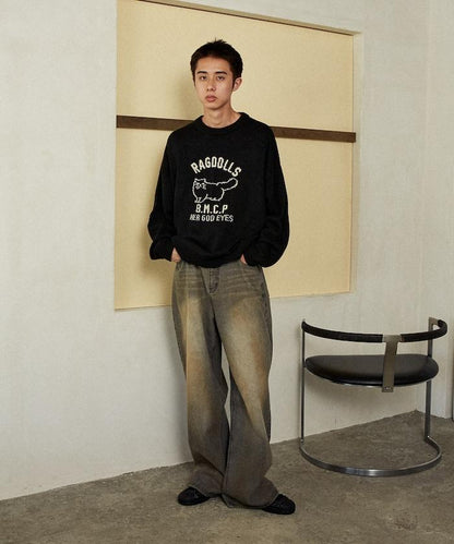 RAGDOLLS CAT 布偶貓提花針織衫