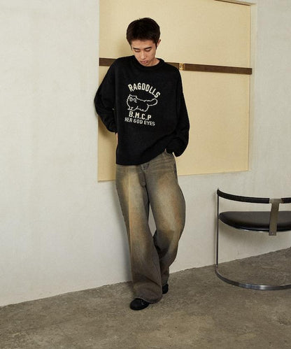 RAGDOLLS CAT 布偶貓提花針織衫