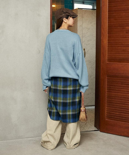 達爾馬提亞犬圖案高密度針織衫