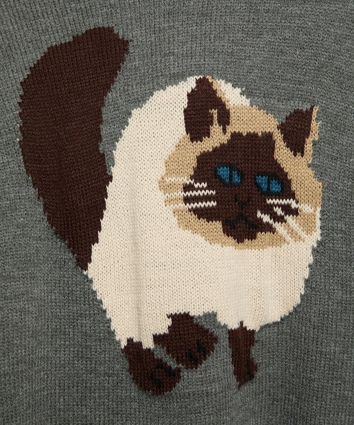 多款貓咪圖案針織衫