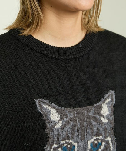 多款貓咪圖案針織衫