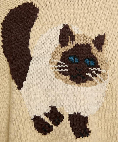 多款貓咪圖案針織衫