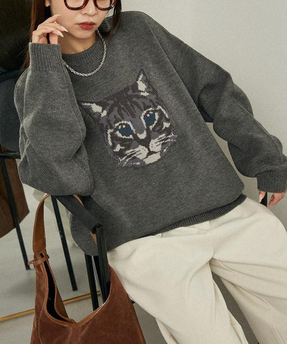 多款貓咪圖案針織衫