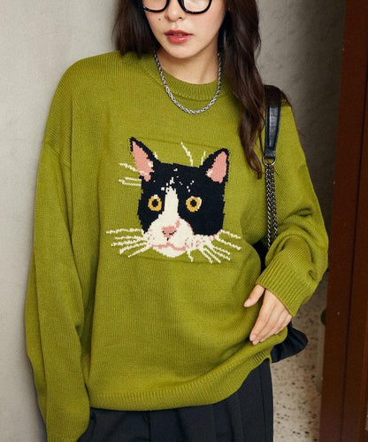 多款貓咪圖案針織衫