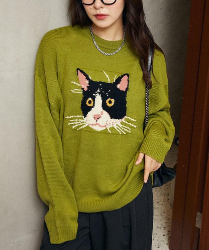 多款貓咪圖案針織衫
