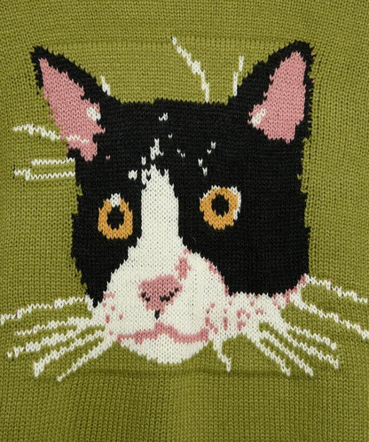 多款貓咪圖案針織衫