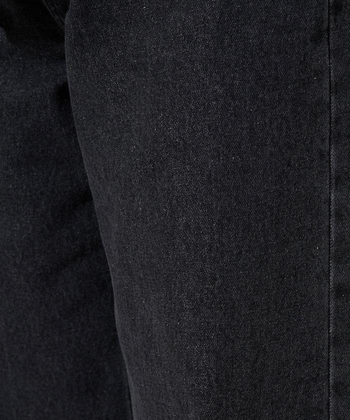 直筒寬鬆牛仔褲