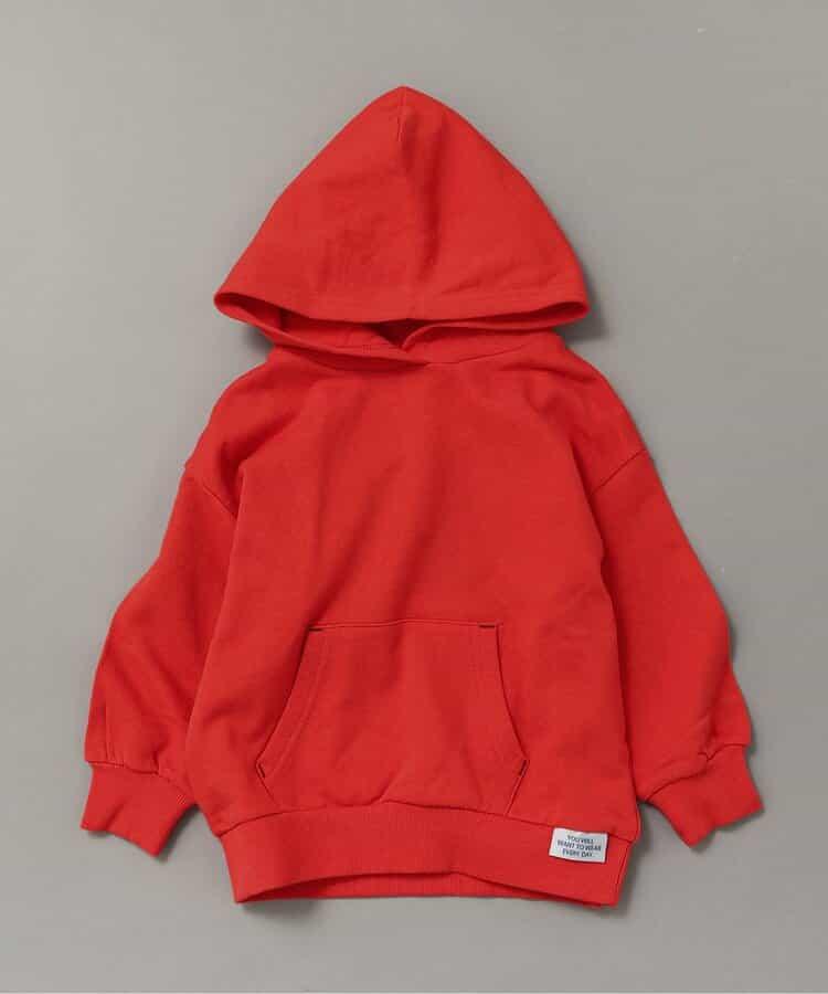 純色條紋連帽衛衣