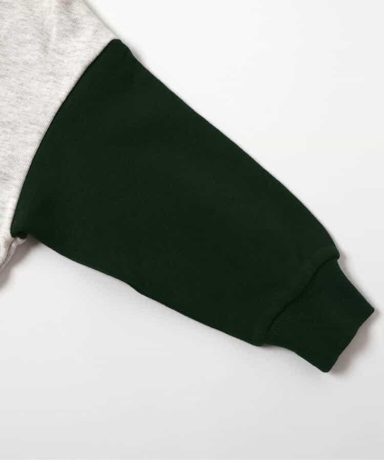 純色條紋連帽衛衣