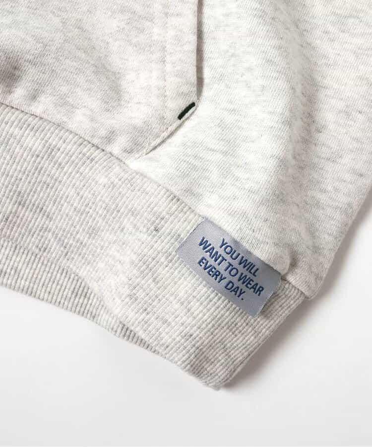 純色條紋連帽衛衣