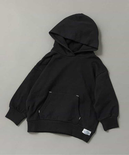 純色條紋連帽衛衣