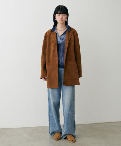 天鵝絨翻領套頭衫