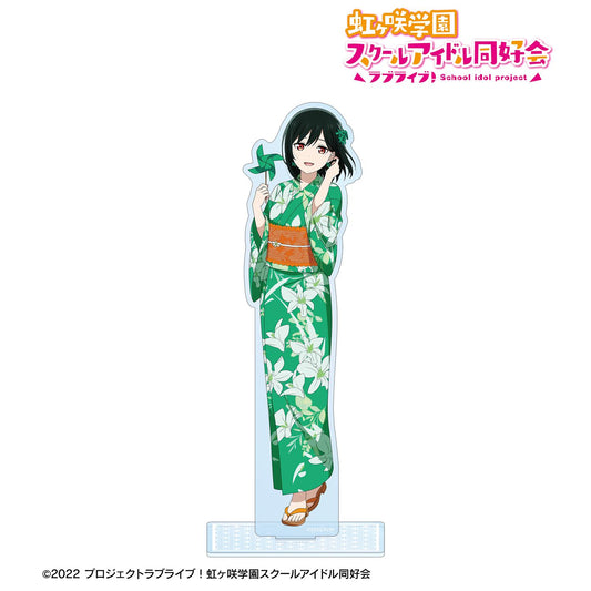 LoveLive! 虹咲學園學園偶像同好會 繪製版 三船栞子 廟會ver. 大號亞克力立牌