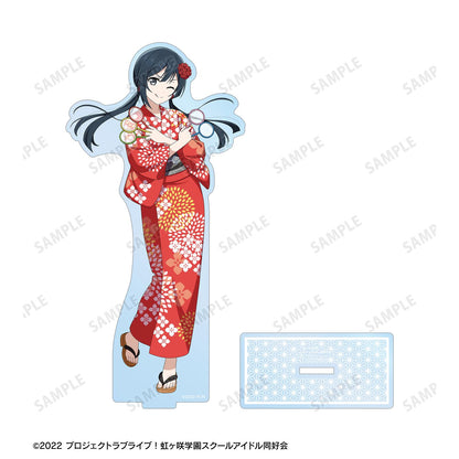 LoveLive! 虹咲學園學園偶像同好會 繪製插畫 優木雪菜 廟會ver. 大號亞克力立牌