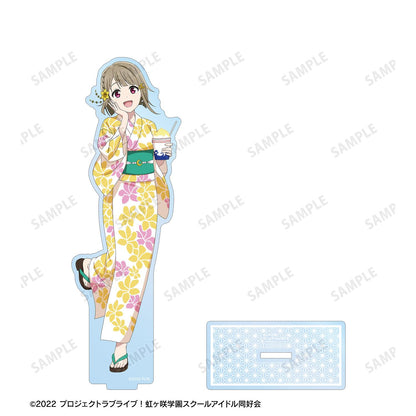 LoveLive! 虹咲學園學園偶像同好會 繪製 中須霞 廟會ver. 大號亞克力立牌