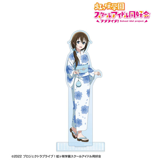 LoveLive!虹咲學園學園偶像同好會_新繪插畫 櫻坂雫 廟會ver. 大號亞克力立牌