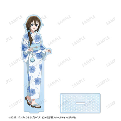 LoveLive!虹咲學園學園偶像同好會_新繪插畫 櫻坂雫 廟會ver. 大號亞克力立牌
