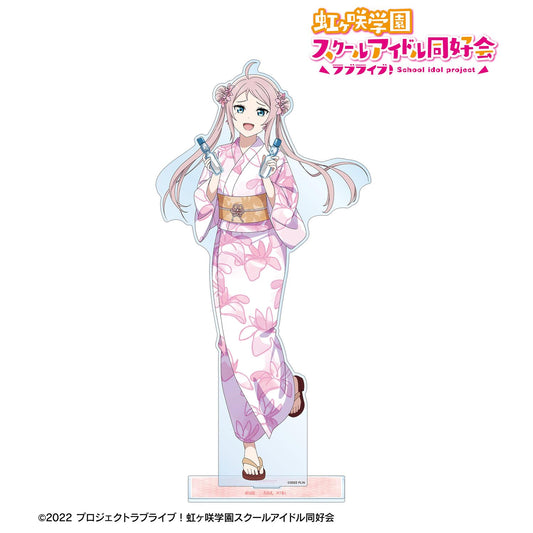 LoveLive!虹咲學園學園偶像同好會_新繪製 鍾嵐珠 廟會ver. 特大亞克力立牌