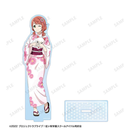 LoveLive! 虹咲學園學園偶像同好會 繪製版 上原步夢 廟會ver. 大號亞克力立牌