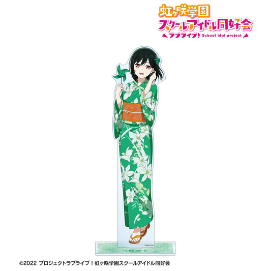 LoveLive!虹咲學園學園偶像同好會 繪製版 三船栞子 廟會ver. 特大亞克力立牌