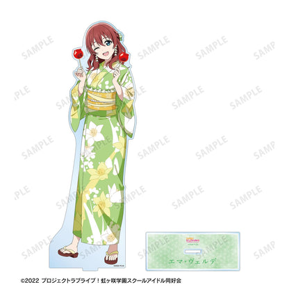LoveLive!虹咲學園學園偶像同好會_新繪插畫 艾瑪·維爾德 廟會ver. 超大號亞克力立牌