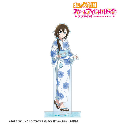 LoveLive!虹咲學園學園偶像同好會_新繪插畫 櫻坂雫 廟會ver. 超大亞克力立牌