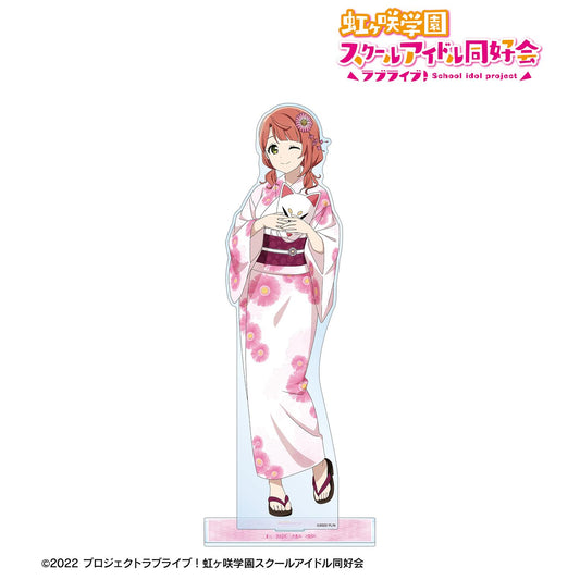 LoveLive!虹咲學園學園偶像同好會_新繪 上原步夢 廟會ver. 超大亞克力立牌