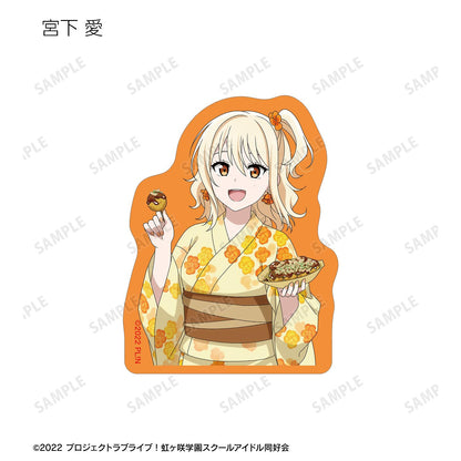 LoveLive!虹咲學園學園偶像同好會_新繪祭典ver. 交易異形貼紙（單品/全套BOX）【BOX/13包入】