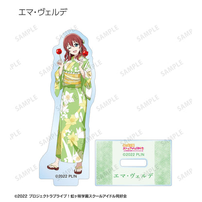 LoveLive!虹咲學園學園偶像同好會 全新繪製 緣日ver. 隨機亞克力立牌（單品/全套BOX）【BOX/13包入】
