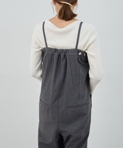 不對稱羅紋針織衫