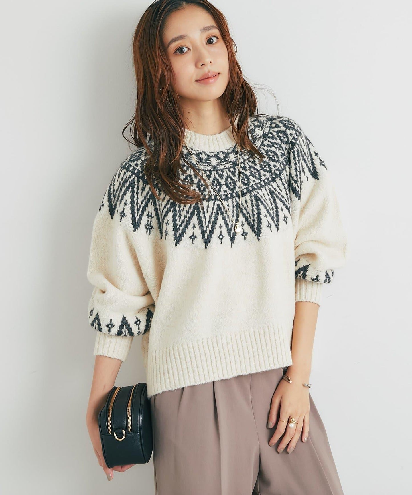 北歐圖案針織衫