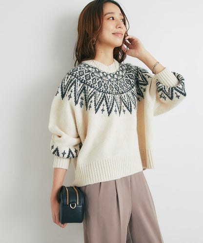 北歐圖案針織衫