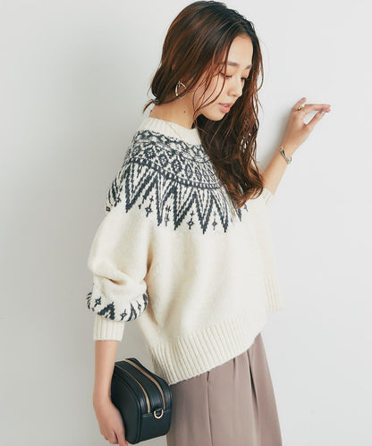 北歐圖案針織衫